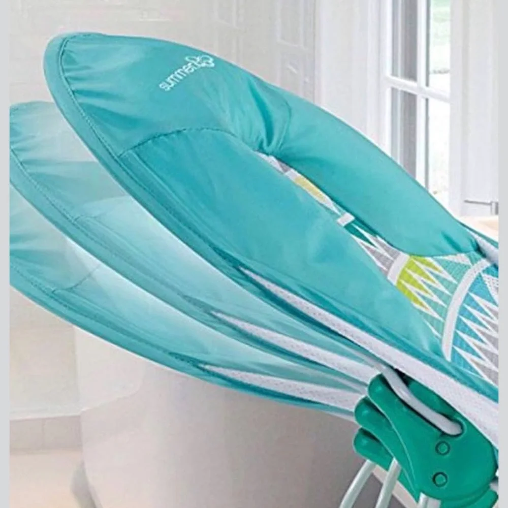 Summer Infant Baby Bather in Teal and Green